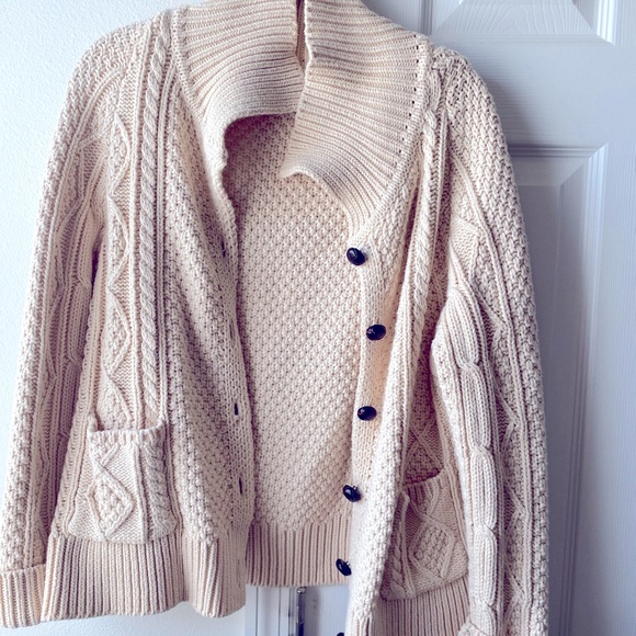 THE GREAT. Sweaters - The Great. Cable Cardigan in Medium! EUC! 100% Cotton!